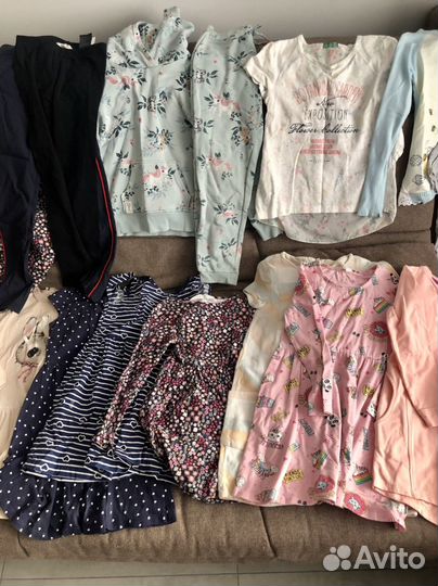 Одежда для девочки пакетом H&M 110/116
