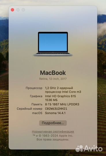 Apple MacBook 12 retina 2017