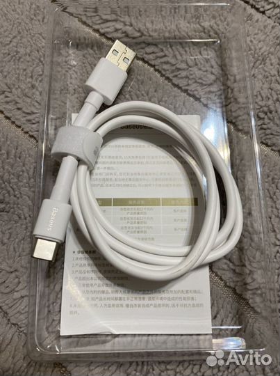 Кабель usb type c baseus