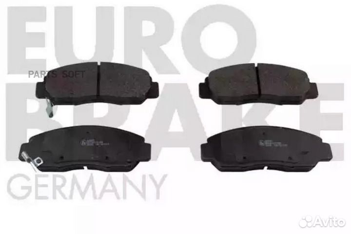 Eurobrake 5502222637 Колодки тормозные передн