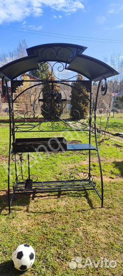 Кованные мангалы с крышей