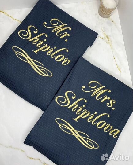 Халат женский вафельный