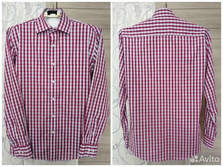 Рубашки брендовые 48 размер, 100% хлопок