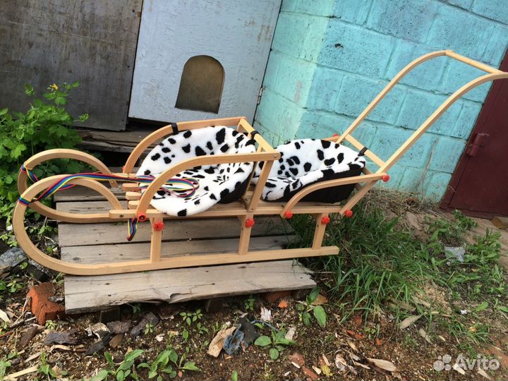Санки для двойх детишек