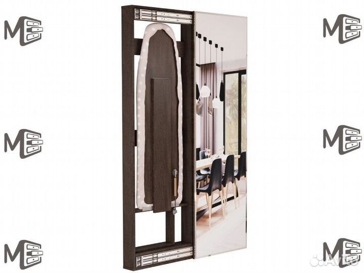 Гладильная доска Смарт с зеркалом