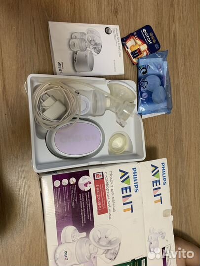 Молокоотсос avent электрический