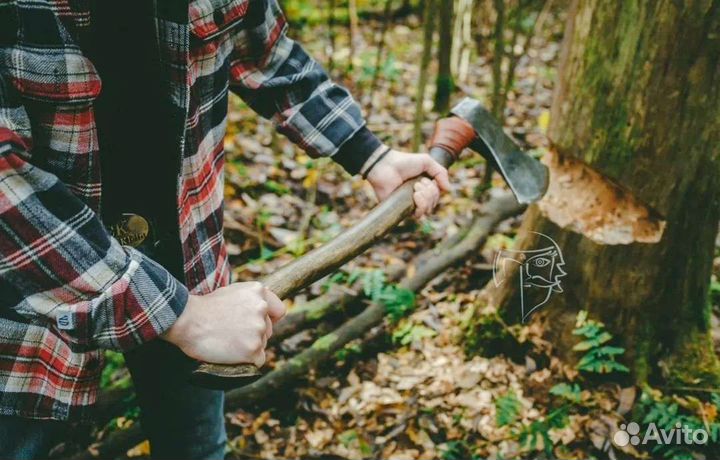 Кованый топор Колун валочный