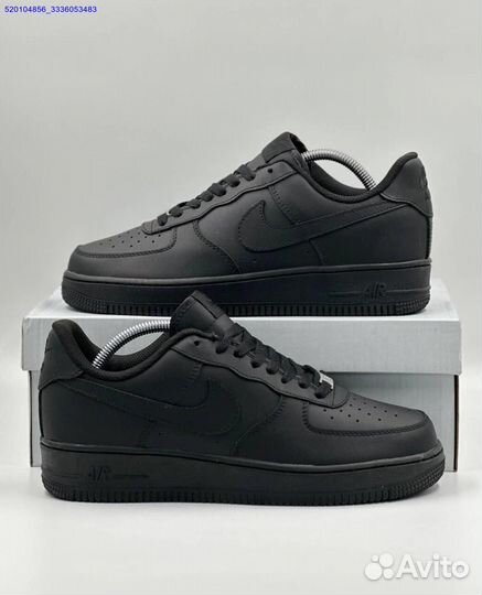 Кроссовки Nike Air Force Low Black (Арт.58186)