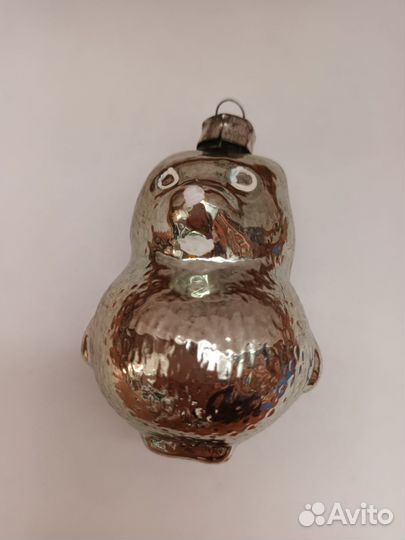 Елочные игрушки СССР- винни пух, ягоды, мяч, юла