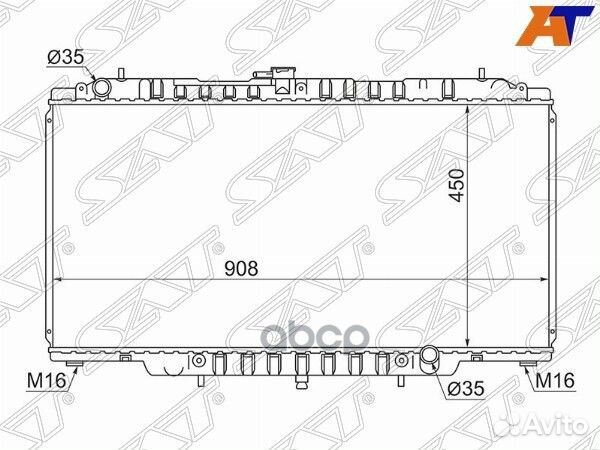 Радиатор Nissan Patrol 97-10 NS000Y61 Sat