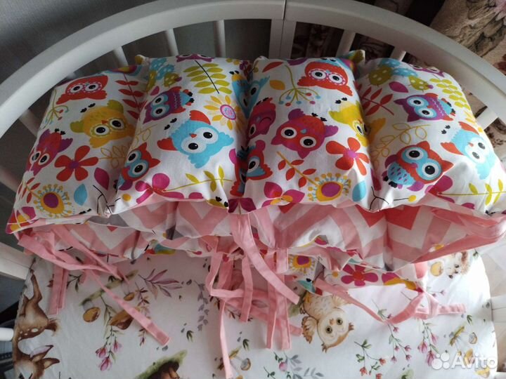 Бортики в детскую кроватку новые