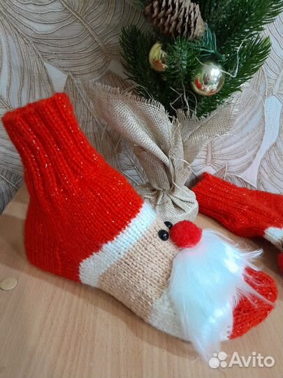 Новогодние носки 36р-37р