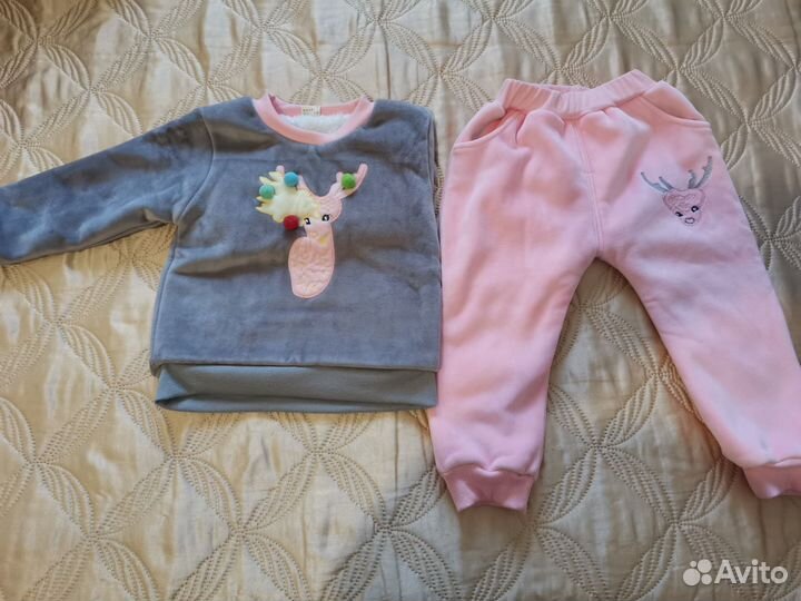 Костюм тройка для девочки 86