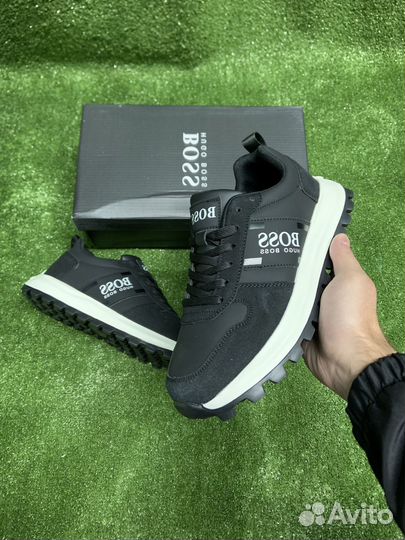 Кроссовки мужские Boss 40-45 осень(люкс)