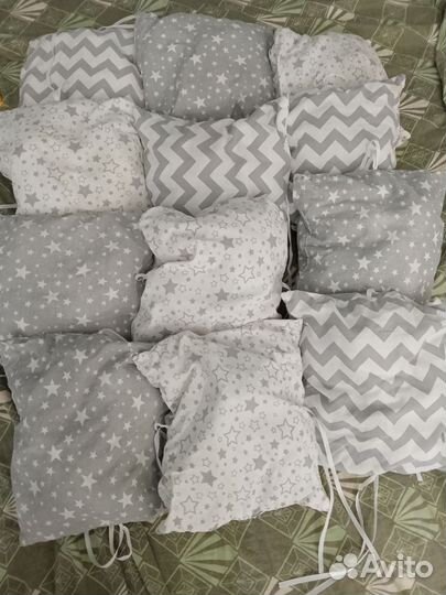 Комплект бортиков С одеялом для детской кроватки