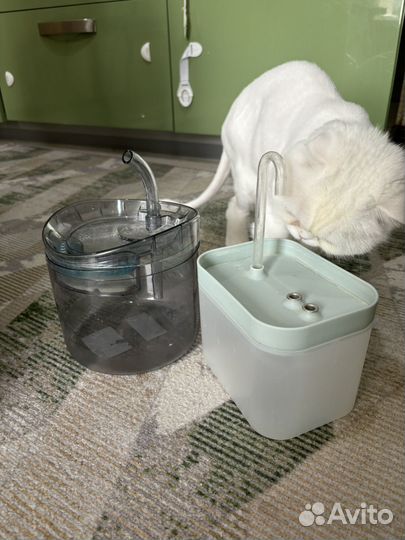 Фонтан поилка для кошек
