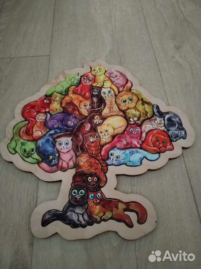 Деревянные пазлы