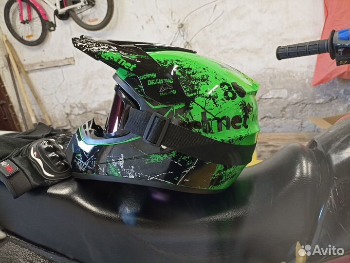 Шлем кросс-эндуро, размер S (новый)