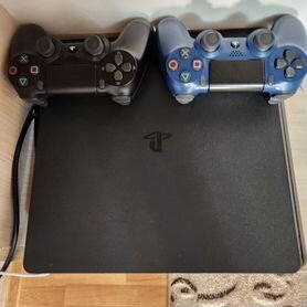 Sony playstation 4 slim 1tb 2 геймпада