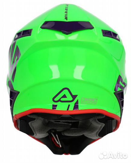 Кроссовый шлем acerbis X-track 22-06, Green/White