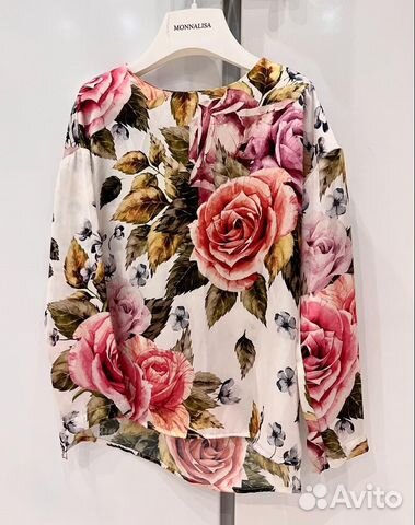 Блуза monnalisa 5 л. состояние новой