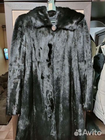 Шуба норковая с капюшоном 46 48