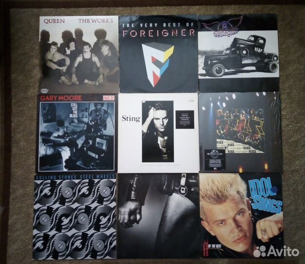 Queen,Sting,Gary Moore,B.Idol,Foreigner LPOriginal