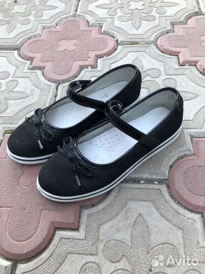 Туфли для девочки 33 размер школьные