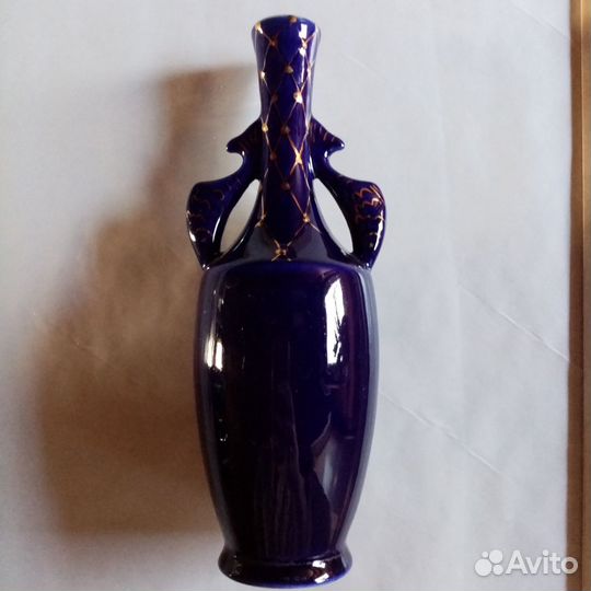 Вазочка кобальт