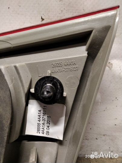 Фонарь задний левый Nissan Almera G15 2013