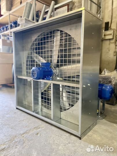 Вентилятор вытяжной разгонный с инерционным жалюзи