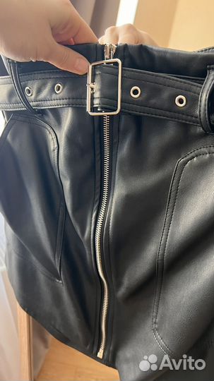 Юбка из экокожи, новая, 40 размер