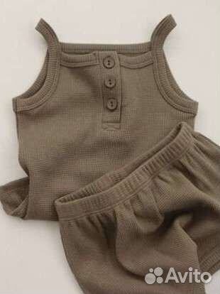 Костюм двойка в рубчик детский