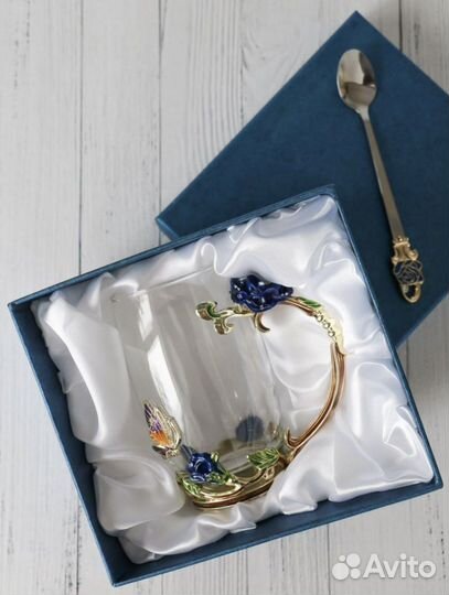 Чашка с бабочкой. 6 вариантов. Подарочный набор