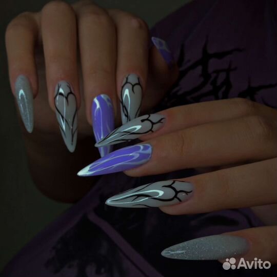 Маникюр, наращивание, японский маникюр