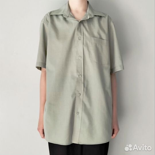 Рубашка зеленая