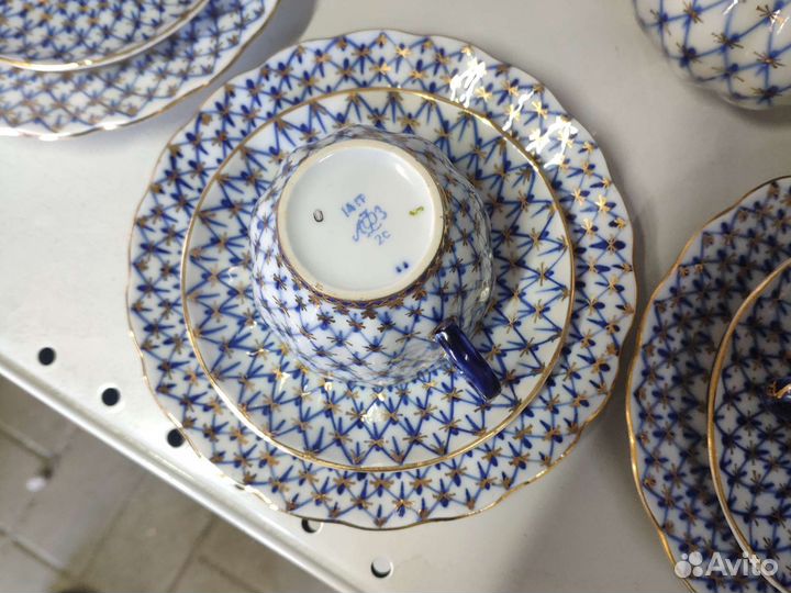 Кофейный сервиз лфз ссср-кобальт