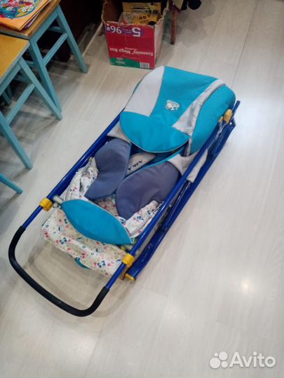 Детские санки коляска бу