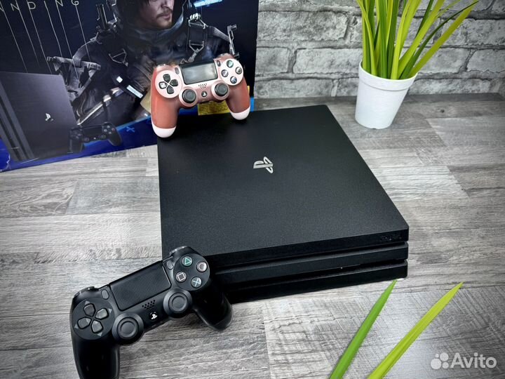 Игровая консоль Sony PS4 Pro два джойстика