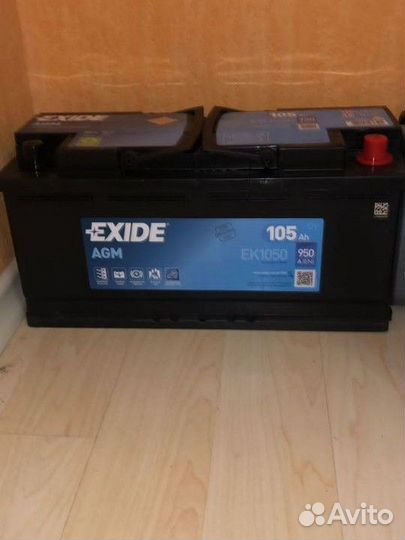 Аккумулятор Agm 105Ah 950