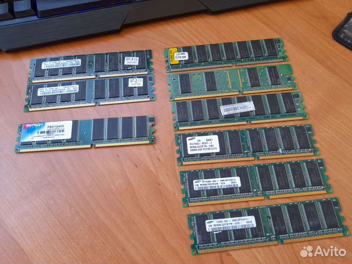 Оперативная память ddr2 ddr1, 256, 512, 1024gb