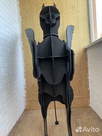 Декор чёрный Пегас Домашний сувенир