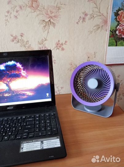 Вентилятор настольный / настенный без сверления