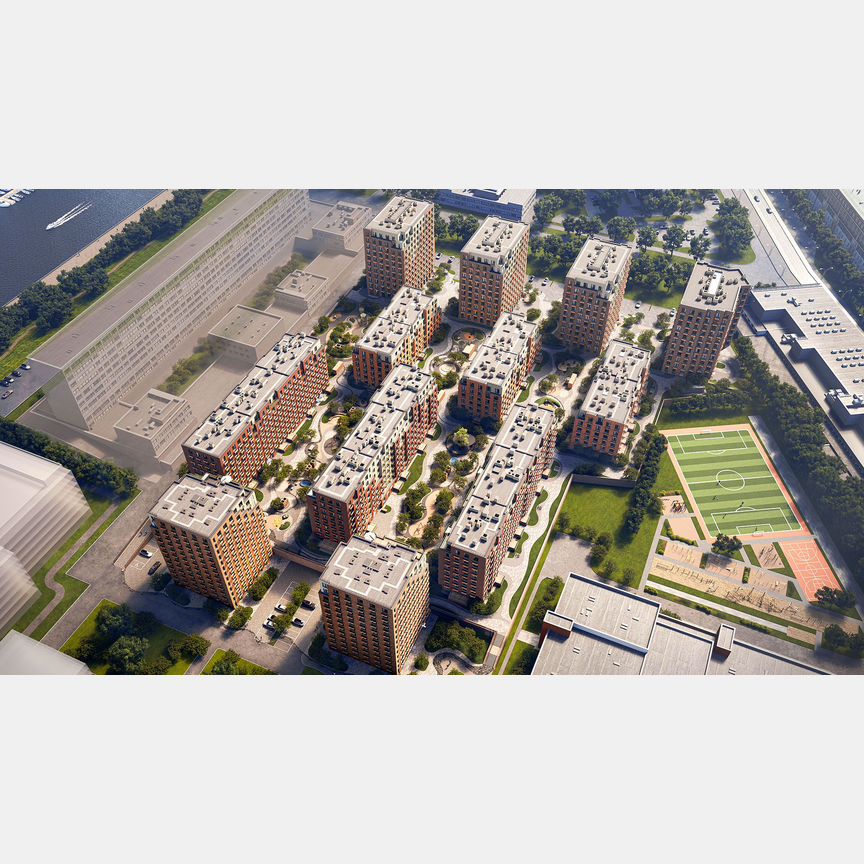 2-к. квартира, 65,6 м², 2/6 эт.