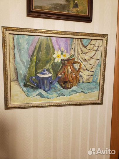 Интерьерная картина большая (внутри много работ)