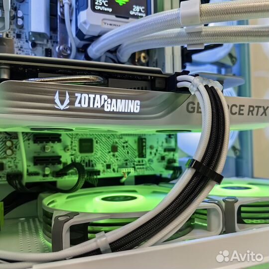 Белый Мощный Игровой пк Белый i5-12400 Rtx 4060