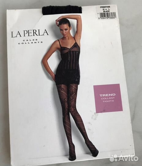 La Perla Оригинал Колготки ажурные Чёрные Новые