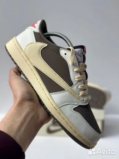 Кроссовки Nike air jordan 1 low travis scott