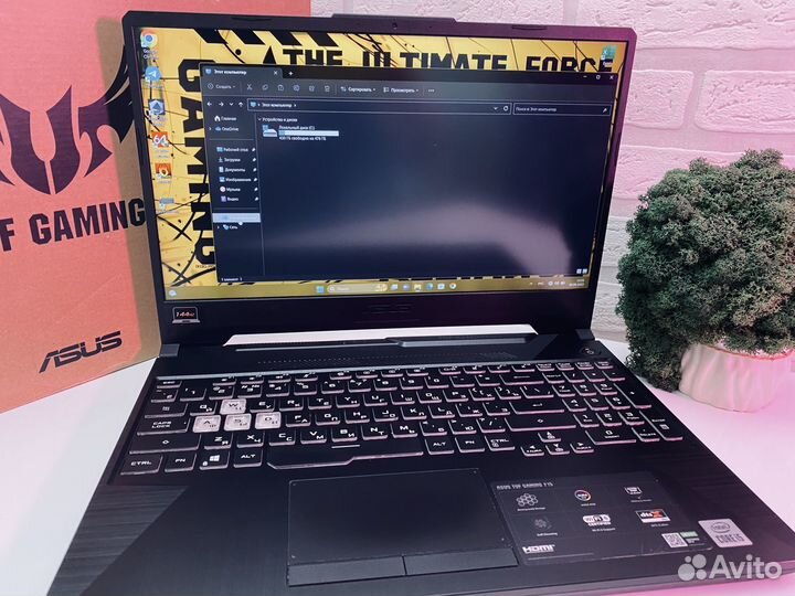 Мощный ноутбук Asus Tuf F15/i5-10300H/GTX 1650