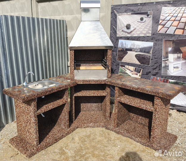 Модульные печи барбекю, гриль, мангал